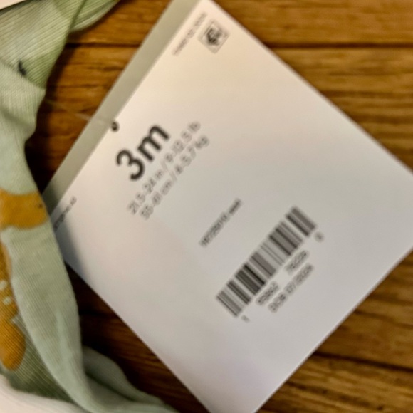 Carter's White and Green Baby Apparel - Picture 7 of 8